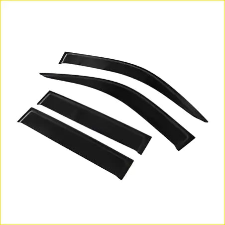 Black vinyl door visors window monsoons weather shields for ranger pj pk protecting car doors from rain and sun