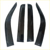 Set of four black glossy vinyl window visors for Mitsubishi Triton 2024+ weather shields and door visors