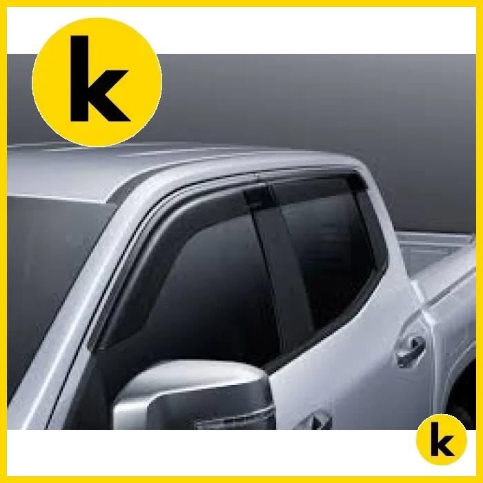 DOOR VISORS/ WINDOW MONSOONS Weather Shields Mitsubishi Triton 2024+ Kren Bits