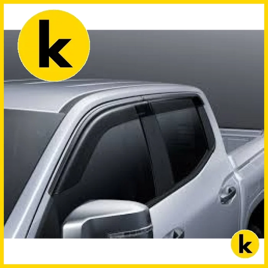 DOOR VISORS/ WINDOW MONSOONS Weather Shields Mitsubishi Triton 2024+ Kren Bits