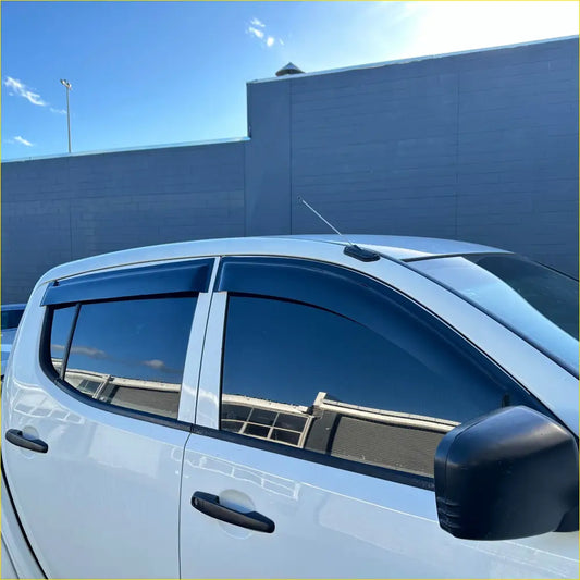 DOOR VISORS/ WINDOW MONSOONS Weather Shields Mitsubishi Triton - Monsoons
