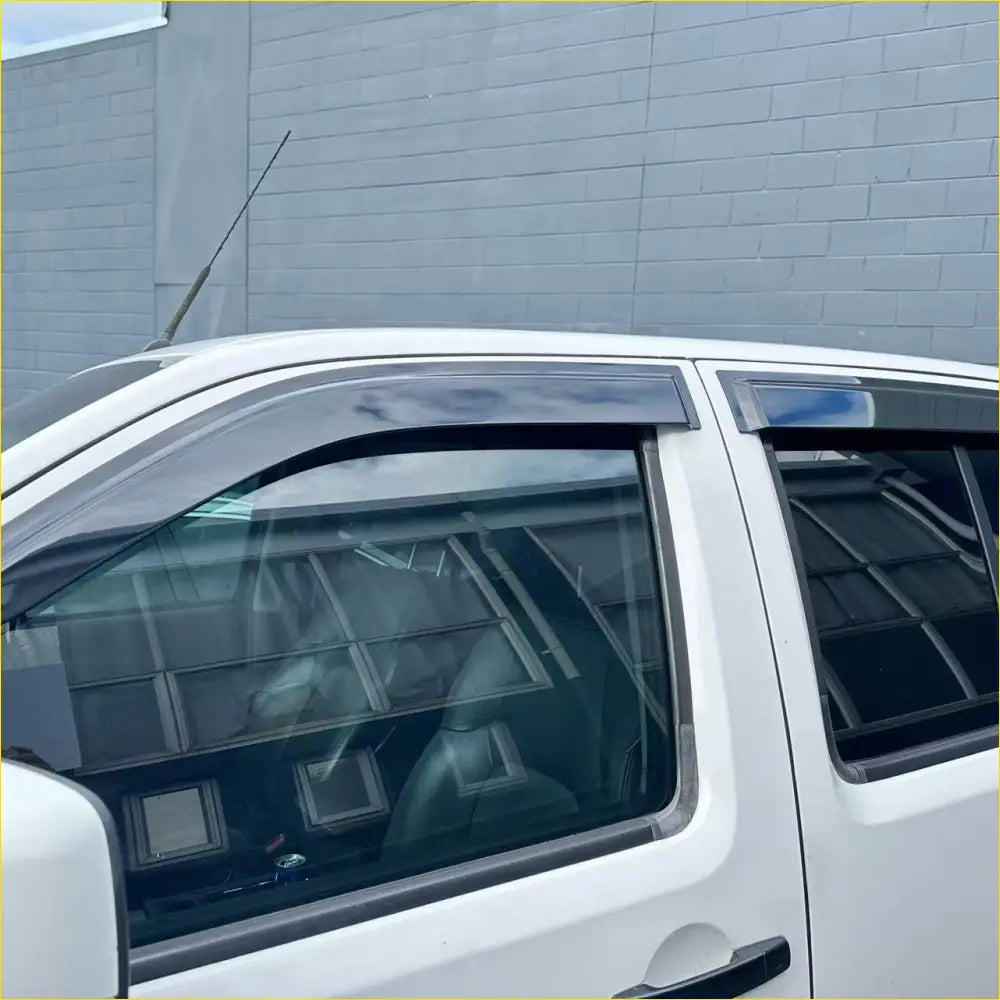 DOOR VISORS/ WINDOW MONSOONS Weather Shields Nissan Navara D40 - Monsoons
