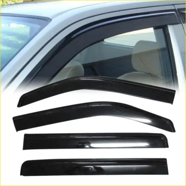 DOOR VISORS/ WINDOW MONSOONS Weather Shields Nissan Navara D40 - Monsoons