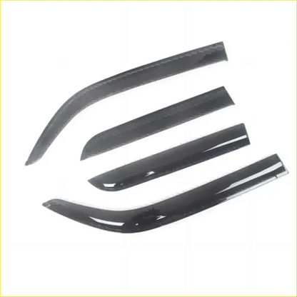 DOOR VISORS/ WINDOW MONSOONS Weather Shields Nissan Navara D40 - Monsoons