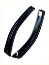 Black glossy plastic door visors for toyota hiace 2019 plus weather shields and window monsoons
