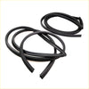 Black rubber weatherstripping seals coiled in loops for door weatherstrip rubber nissan datsun fairlady z 240z 260z 280z