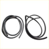 Black rubber door weatherstrip seals for nissan datsun fairlady z 240z 260z 280z 1970-1978 automotive windows