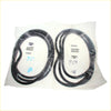 Black rubber door weatherstrip seals for Nissan Navara D21 and Pathfinder WD21 1986-1997 packaged in grade a bags
