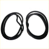 Black rubber door weatherstrip seals for nissan d21 pathfinder navara 1986-1997 automotive use