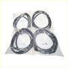 Black rubber door weatherstrip seals for nissan sentra sunny b13 sedan 1990-1994 individually wrapped in plastic