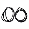 Black rubber door weatherstrip seal for toyota hilux rn10 1968-1972 designed for tight door sealing