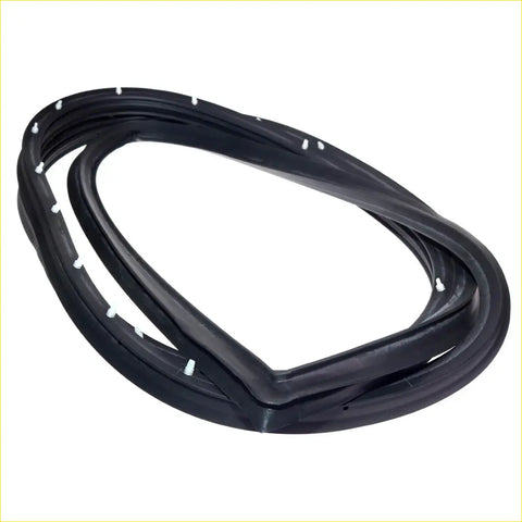 Black rubber door weatherstrip for nissan datsun sunny sentra kb11 tsuru with white tabs along inner edge