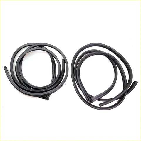 Black rubber door weatherstrip seals coiled for nissan fairlady z datsun 260z 280z 2 plus 2 window frames