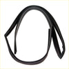 Black rubber weatherstrip seal for left door window glass of mitsubishi triton l200 colt strada cars