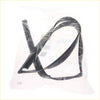 Black rubber weather stripping seal in clear plastic bag for door window glass seal left mitsubishi triton l200 colt strada