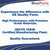 Blue and white online ad for bestparts featuring oe quality iso ts 16949 certified drive belt 390x25x2 for ford rack and pinion eps