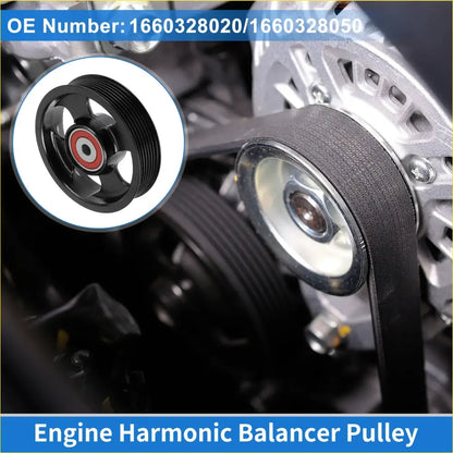 Drive Belt Idler Pulley for Toyota RAV4 (2006-2008) 1 x Quality - Engine