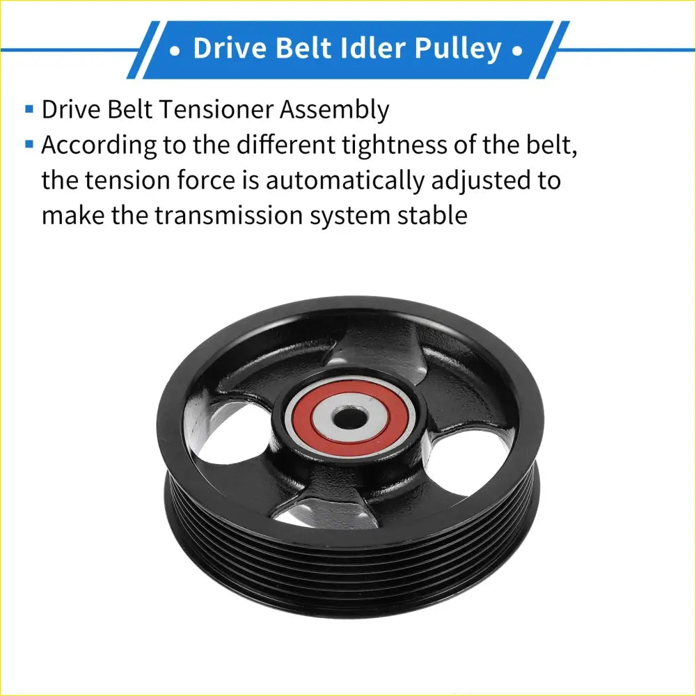 Drive Belt Idler Pulley for Toyota RAV4 (2006-2008) 1 x Quality - Engine