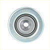 Silver metallic double pulley drive belt idler pulley with engraved model number for toyota tundra tacoma 2000-2023