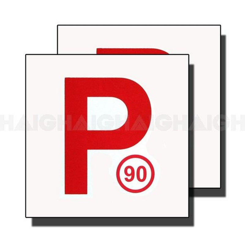 Drive P Plates Red (90) Magnetic (NSW) MP2S