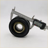 Black rubber drive shaft center bearing with brass inner ring measured by digital caliper for 2wd nissan pathfinder