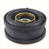 Drive shaft center bearing for nissan datsun bluebird 810 910 featuring black rubber coupling with brass inner ring and metal bearing assembly