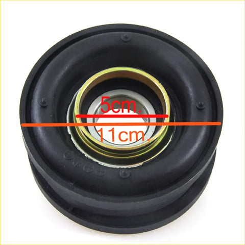 Black rubber drive shaft center bearing with brass inner ring and metal bearing 11cm for nissan pathfinder terrano