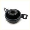 Black rubber drive shaft center support bearing with integrated bearing and metal brackets for mazda b2200 1985-1998