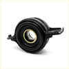 Black rubber drive shaft center support bearing with metallic inner bearing and gold retaining ring for mitsubishi triton