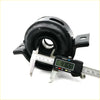 Black rubber drive shaft center support bearing with metal brackets for mitsubishi triton l200 2005-2009 measured with caliper