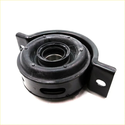 Black rubber and metal drive shaft center support bearing with mounting brackets for Mitsubishi Triton L200 2005-2009