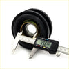 Black rubber drive shaft center support bearing with metal inner bearing measured 45.64 mm for nissan navara d22 np300