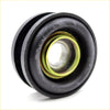 Drive shaft center support bearing for nissan navara d22 np300 with black rubber case and bright yellow inner ring