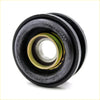 Black rubber drive shaft center support bearing with metallic inner bearing and green lubricant for Nissan Navara D22 NP300