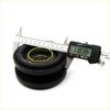 Black rubber and metal drive shaft center support bearing with green ring measured at 110.39mm for nissan navara d22 terrano