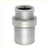 Silver metallic driveshaft joint coupler with gear-like inner ring and byco-motor branding for suzuki ozark 250