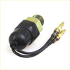 Black rubber coated driving back switch assembly with brass fittings and two black wires for nissan datsun 521 720 ute