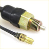 Black and brass driving back switch assembly for Nissan Datsun 521 720 ute with threaded tip and gold connectors