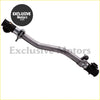 Silver metallic dropped drag link for toyota hilux 4wd ln106 with black rubber boots and central joint assembly