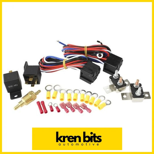 Dual Fan Relay and Wiring Harness Kit Fan Relay Kit