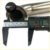 Shiny stainless steel dump pipe flange for v-band tial mvr 44mm wastegate measured 43.3 mm diameter