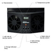 Solar Powered Car Cooling Fan to suit Universal Car — image 1