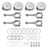 4x Piston & Rings With Connecting Rod Kit to suit Hyundai Elantra 2.0L — image 2