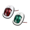 Red Green 8LED Navigation Lights (Pair) to suit Boat Pontoon — image 1