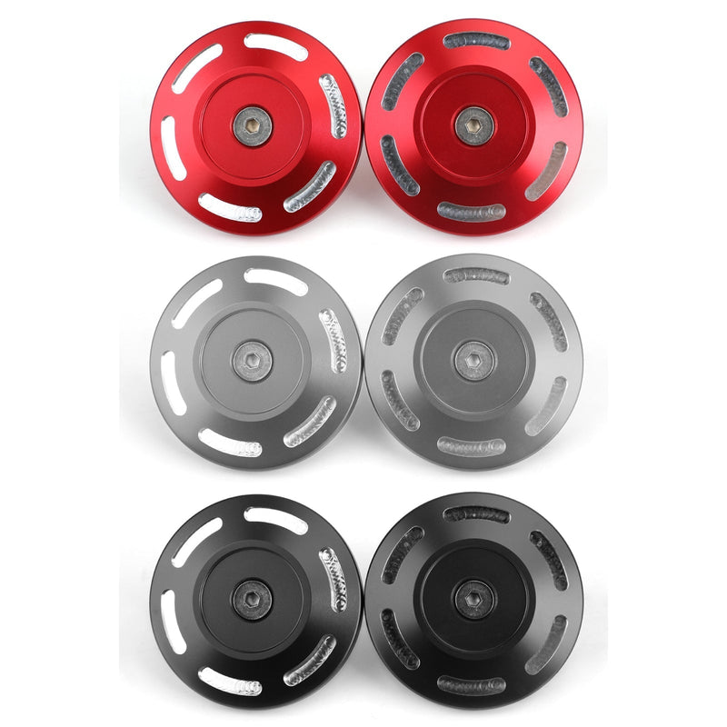 BMW S1000XR 2015 2016 2017 2018 2019 Generic 2x Billet Aluminum Frame Plug Cap Cover