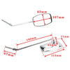 MIRROR PAIR [R8/48] Fits Honda C100 C102 C105 C110 C200 CA100 CA102 CA110 CA200