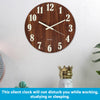 12'' Luminous Wall Clock to suit Home Bedroom Living Room — image 4
