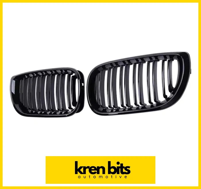 E46 Sedan Kidney Grills (Black)