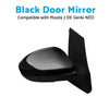 Mazda 2 DE Genki NEO MAXX 07-2014 Driver Side Black Door Mirror Suitable