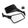 Motorcycle Motorbike Generic PAIR MIRRORS NEW Black Left Right Mirror 8MM 10MM